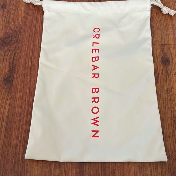 Orlebar Brown cream and red rubber dust bag shoe bag small - Picture 1 of 4